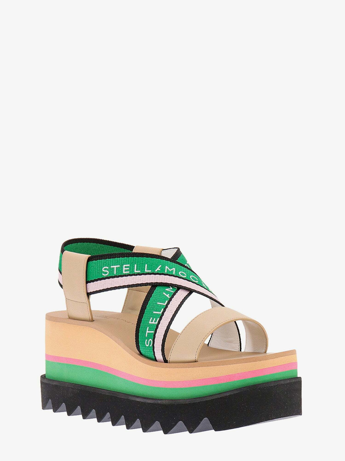 Sneak-Elyse platform sandals in multicoloured - Stella Mc Cartney