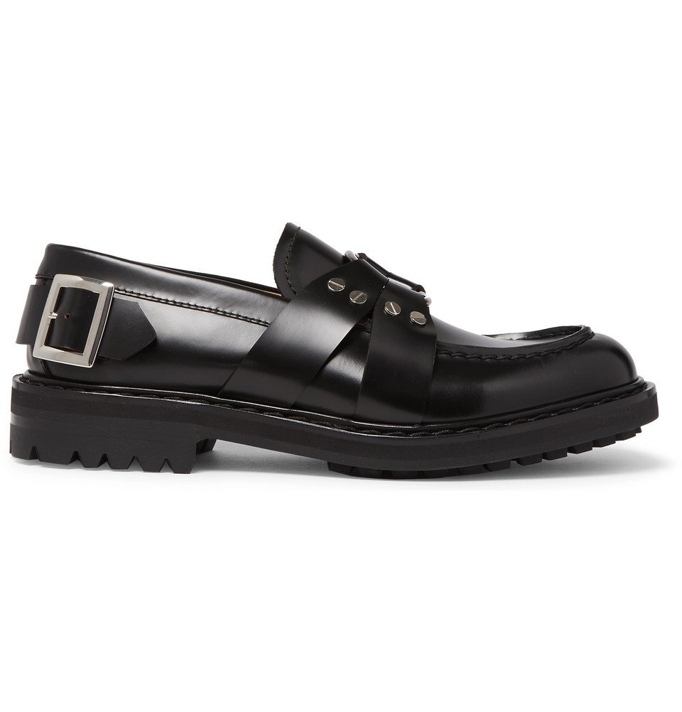 Alexander McQueen - Embellished Leather Loafers - Men  display picture 3