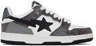 BAPE Black & Gray Sk8 STA #1 Sneakers