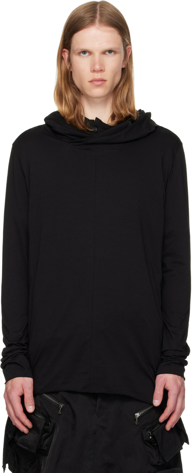 Julius Black Top Hoodie