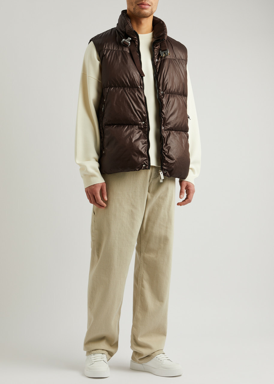 Moncler Genius 6 1017 Alyx 9SM Islote Quilted Nylon Gilet Aubergine