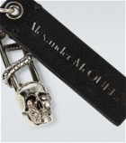 Alexander McQueen - Skull leather keychain