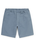 FOLK - Assembly Washed-Cotton Shorts - Blue