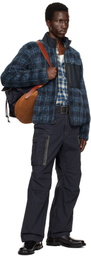 RRL Navy Rucksack Denim Backpack