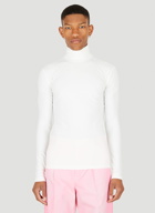 Rollneck Top in White