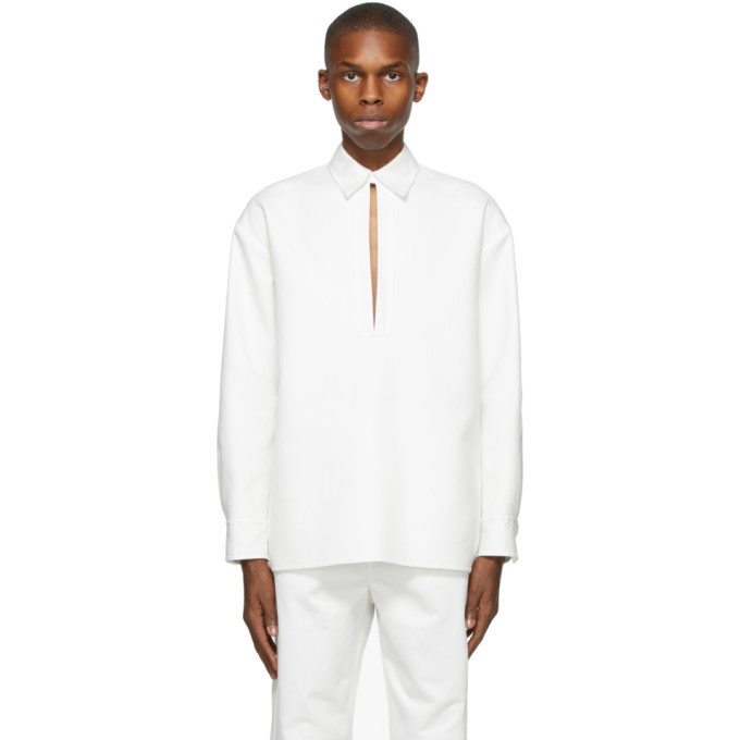 Photo: Valentino White Twill Shirt