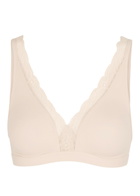Hanro Lace-trimmed Soft-cup bra Nude