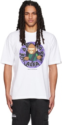 AAPE by A Bathing Ape White 'AAPER ALFA' T-Shirt