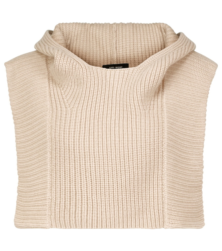 Photo: Isabel Marant - Palmer wool and cashmere shrug