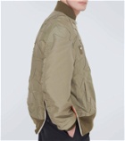 Sacai Embroidered twill bomber jacket