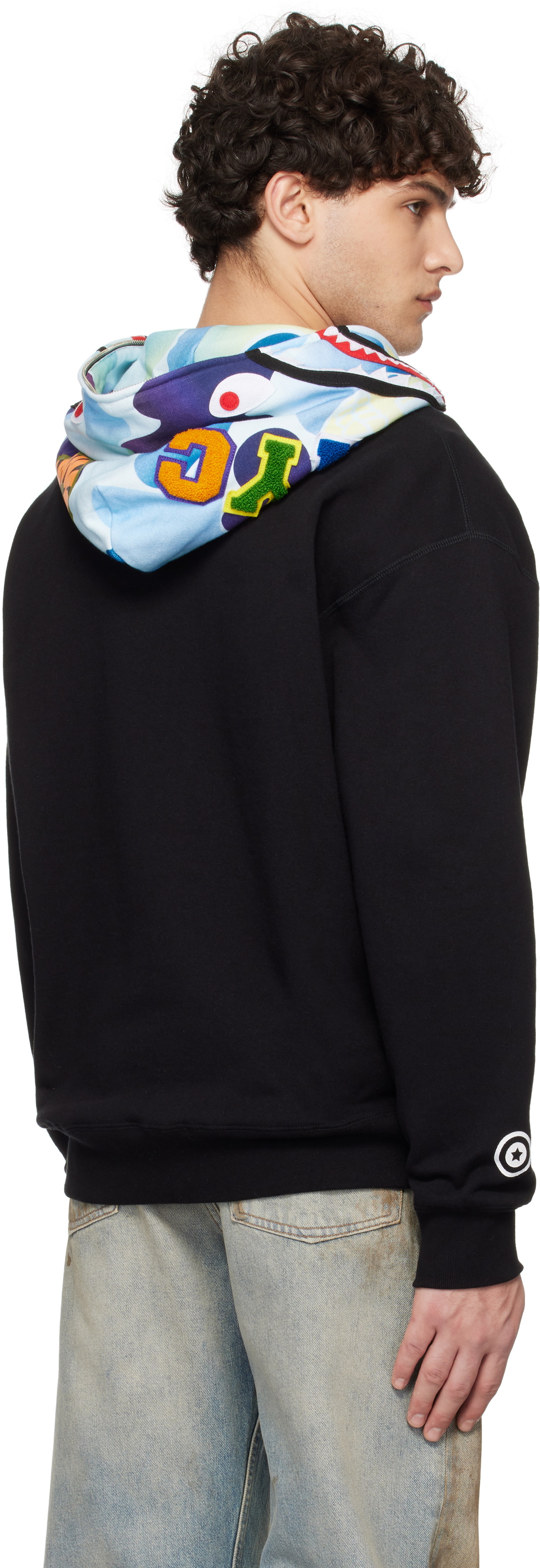 BAPE Black BAYC Edition Shark Full Zip Hoodie A Bathing Ape