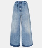Alanui Sunny Crochet wide-leg jeans