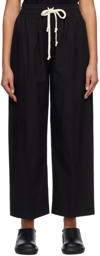 Photo: Subtle Le Nguyen Black Drawstring Lounge Pants