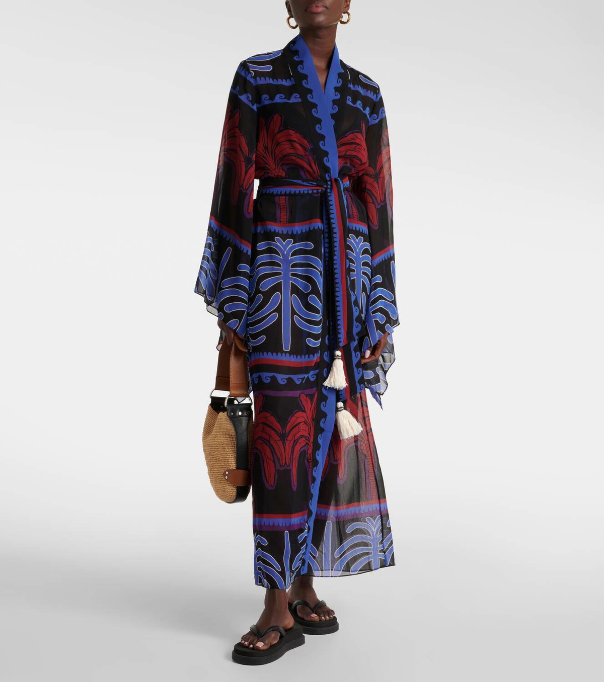 Johanna Ortiz Printed beach cover-up
