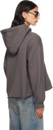 MM6 Maison Margiela Taupe Relaxed Hoodie