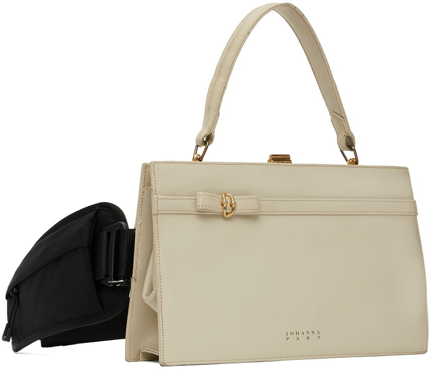 JOHANNA PARV Off-White Re-Purposed 50's Vintage Belt Bag