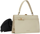 JOHANNA PARV Off-White Re-Purposed 50's Vintage Belt Bag
