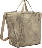 NORSE PROJECTS Khaki Print Tote