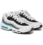 NIKE - Air Max 95 Panelled Leather and Mesh Sneakers - White