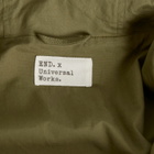 END. x Universal Works Men's Shipp Inn Parka Jacket in Light Olive