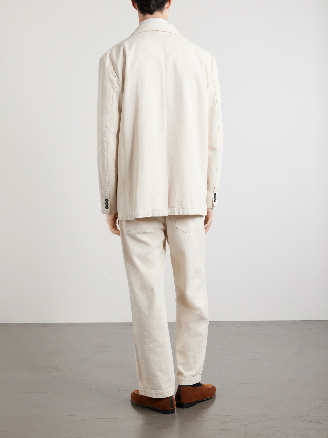 Barena - Cotton-Drill Suit Jacket - Neutrals