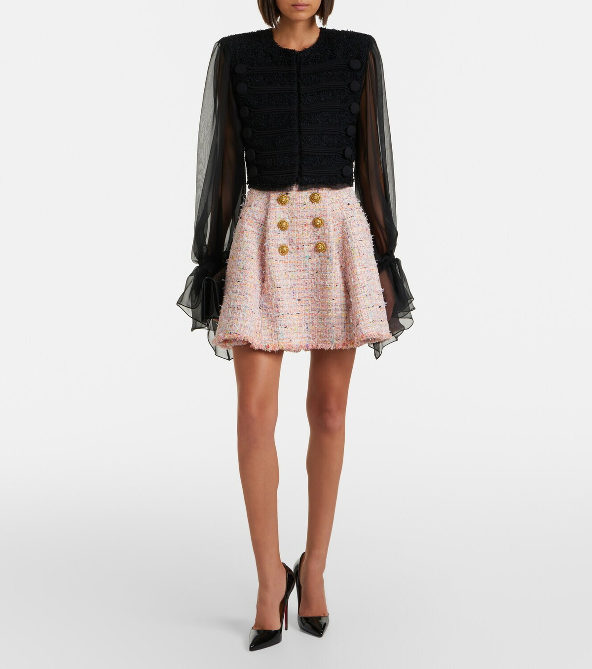 Balmain Tweed miniskirt