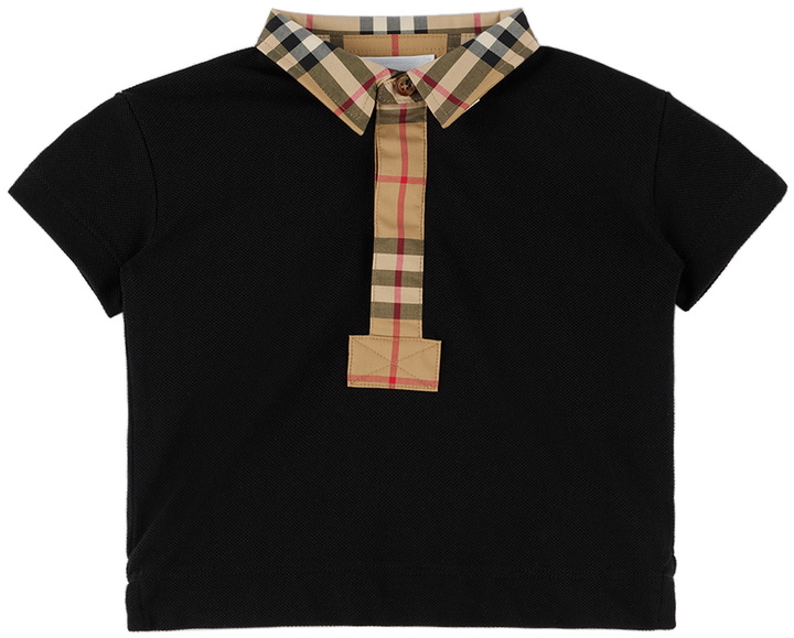 Photo: Burberry Baby Black Check Polo