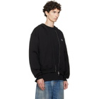 Represent Black Printed 'Owners Club' Zip-Up Hoodie