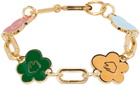 IN GOLD WE TRUST PARIS Gold Flower Bracelet