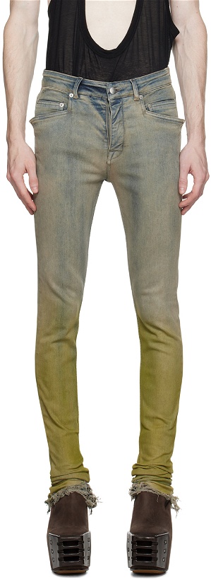 Photo: Rick Owens Off-White & Yellow Tyrone Cut Jeans