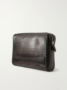 Berluti - Rosewood Neo Scritto Venezia Leather Pouch