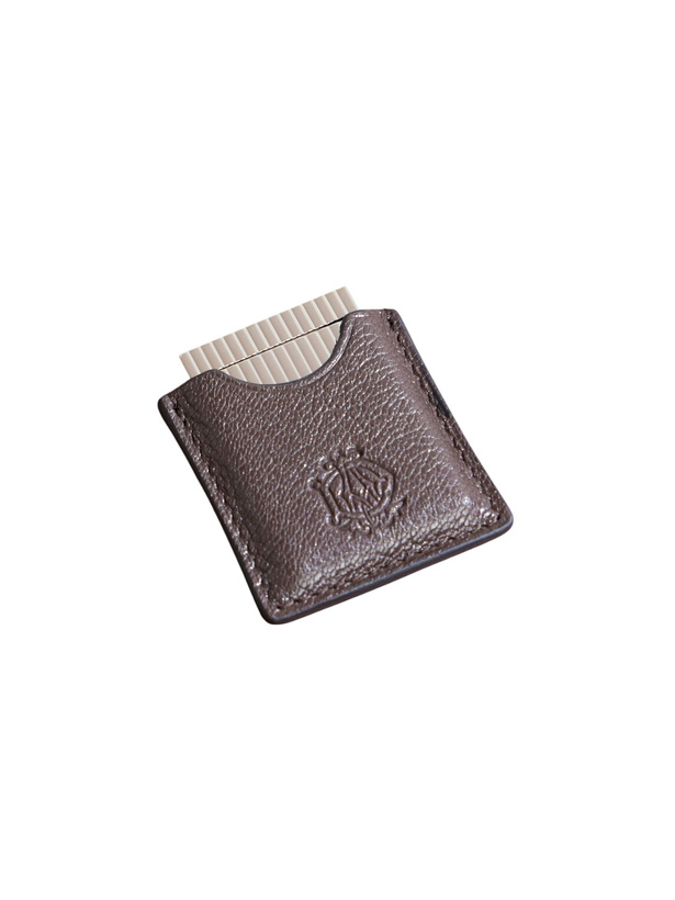 Photo: Dunhill - Steel and Leather Cigar Cutter Case - Brown