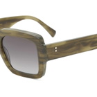 Monokel Apollo Sunglasses in Green Demi/Grey Gradient 