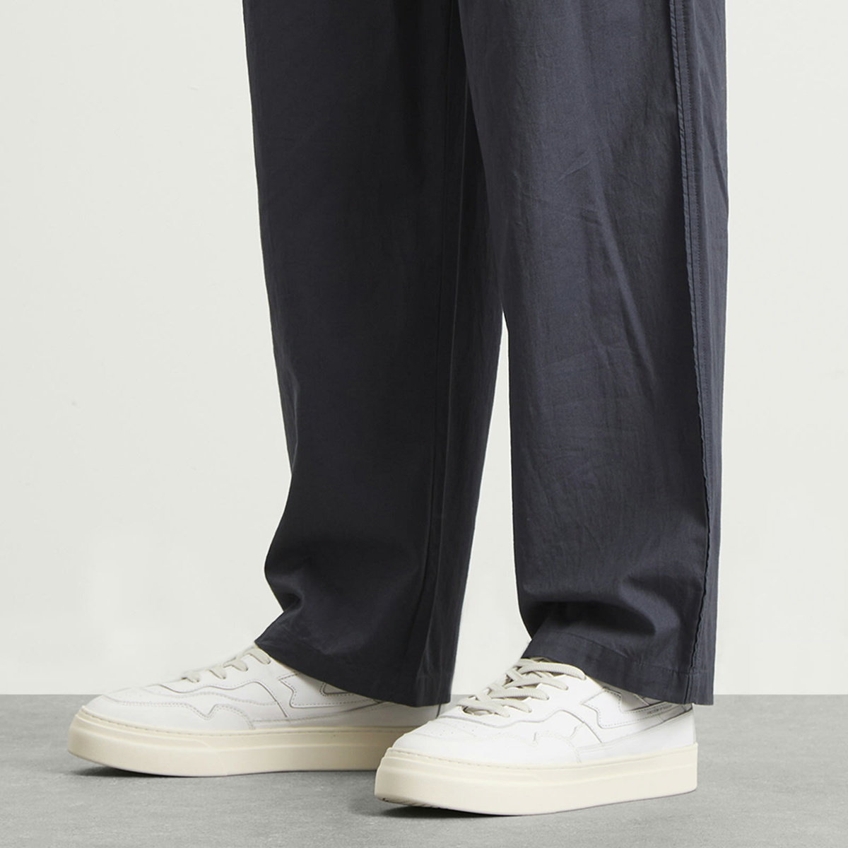 Stepney Workers Club Men's OMNI Pearl S-Strike Leather in White