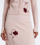 Erdem Floral-appliqué cardigan