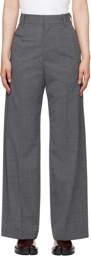 MM6 Maison Margiela Gray Stitch Trousers