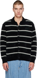 Solid Homme Black Knit Cardigan