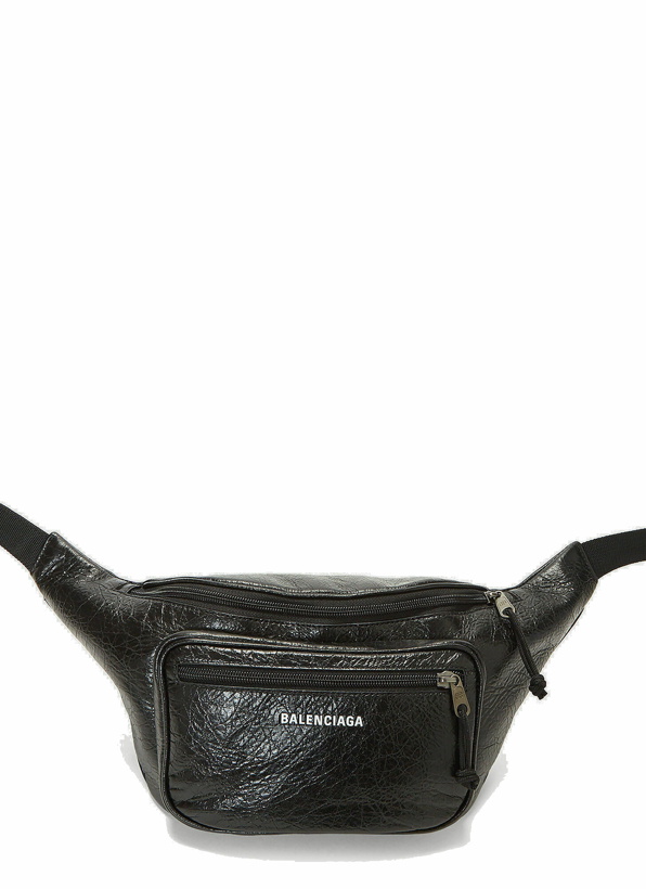 Photo: Explorer Leather Belt Bag in Black