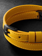 Messika - My Move DLC-Coated, Diamond and Leather Bracelet - Yellow