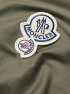 Moncler - Logo-Appliquéd Cotton-Jersey T-shirt - Green