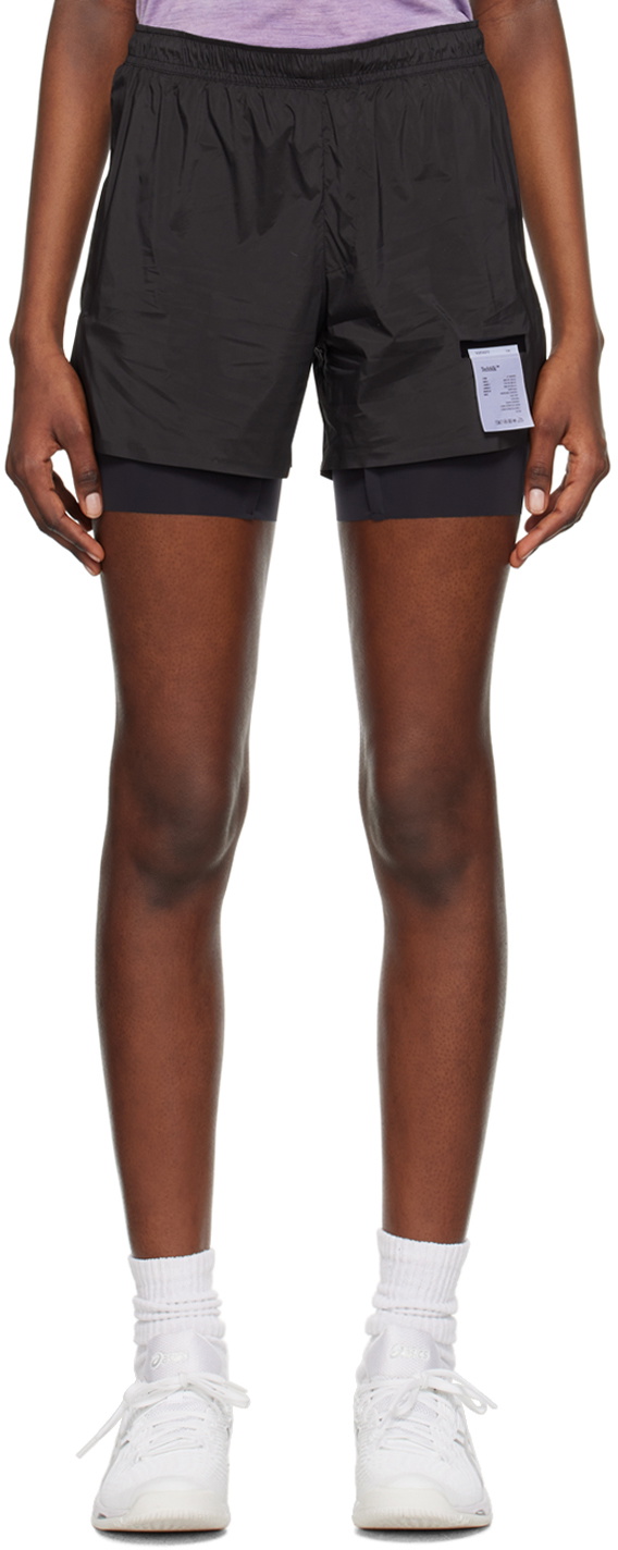 Satisfy Black Distance Shorts Satisfy