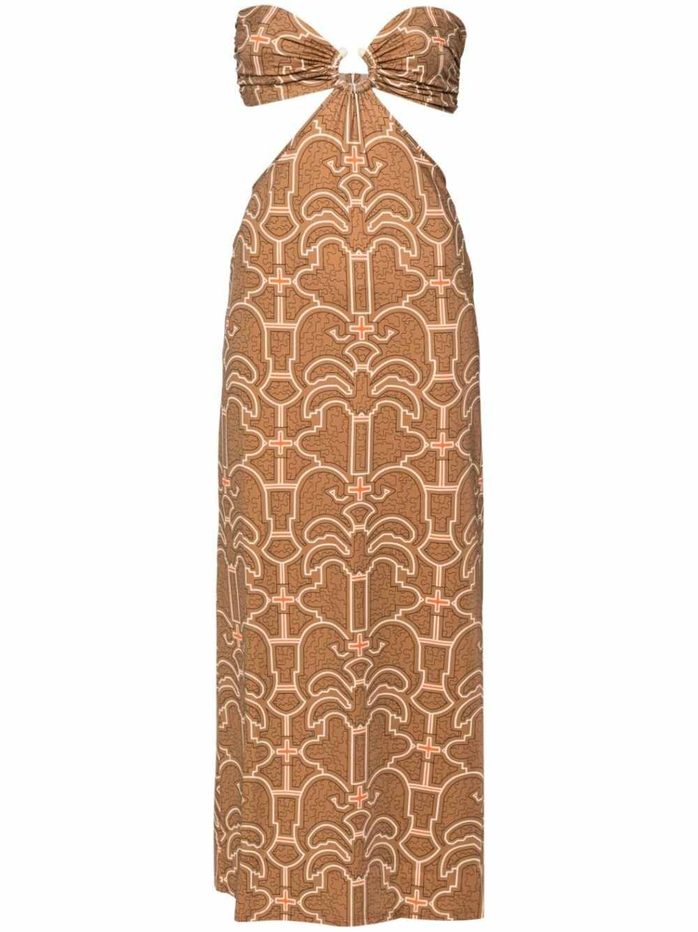johanna ortiz dress gold Counter Rythym Dress