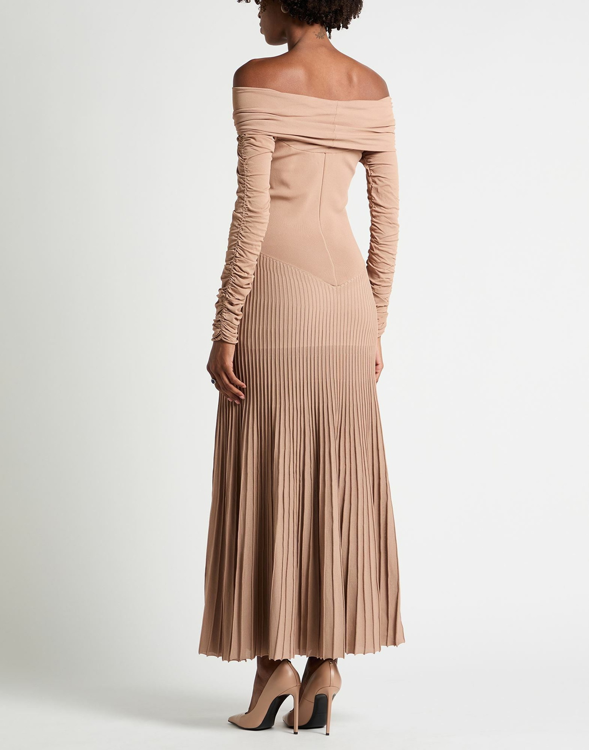 Khaite Womens Maxi dress in Beige