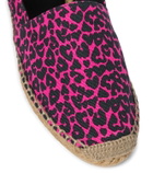 Saint Laurent Leopard-print canvas espadrilles