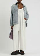 Free People Madison City Striped Denim Jacket