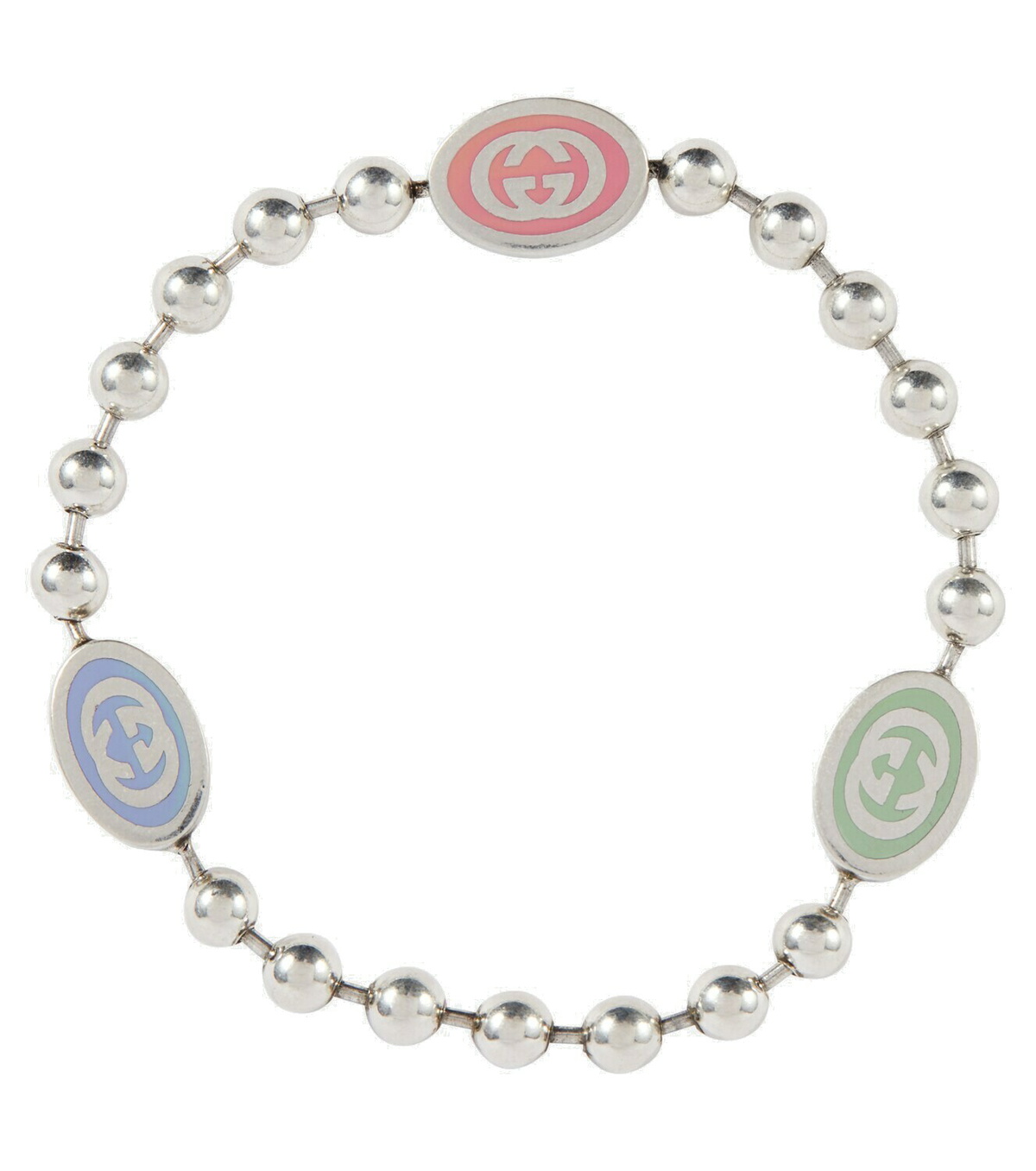 Gucci Interlocking G sterling silver bracelet Gucci
