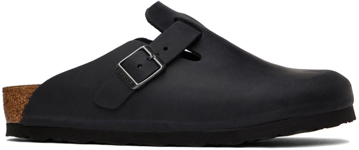 Photo: Birkenstock Black Regular Boston Clogs