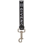 Givenchy Black and White 4G Webbing Keychain