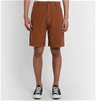Pop Trading Company - Wide-Leg Cotton-Corduroy Shorts - Brown