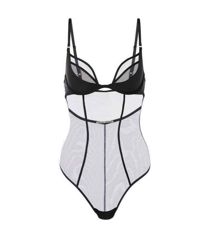 Photo: Nensi Dojaka x Calvin Klein tulle bodysuit